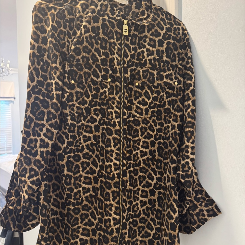 Michael Kors Animal Print Jacket